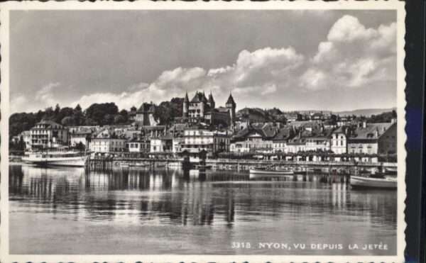 Nyon VD Nyon Vu Depuis la Jetee Boot