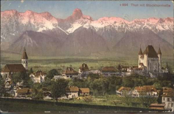 Thun Stockhornkette Kirche