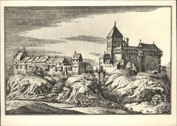 Grueningen ZH Grüningen Schloss Künstler G Strickler