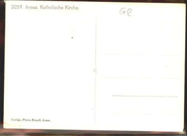 Arosa GR Arosa Kirche – Bild 2