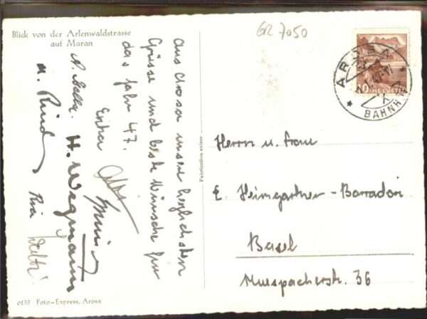 Arosa GR Arosa [Stempelabschlag] Maran – Bild 2
