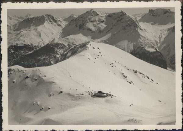 Arosa GR Arosa Weisshornhütte Fliegeraufnahme