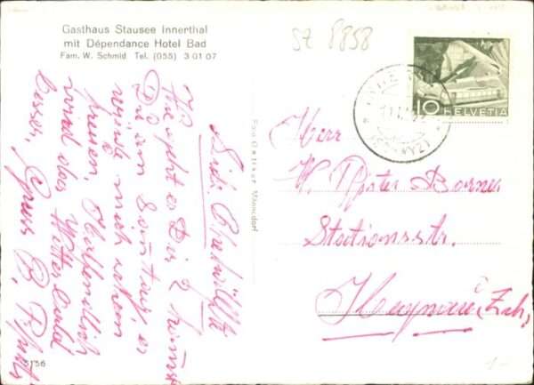 Innerthal Gasthaus Stausee Hotel Bad – Bild 2