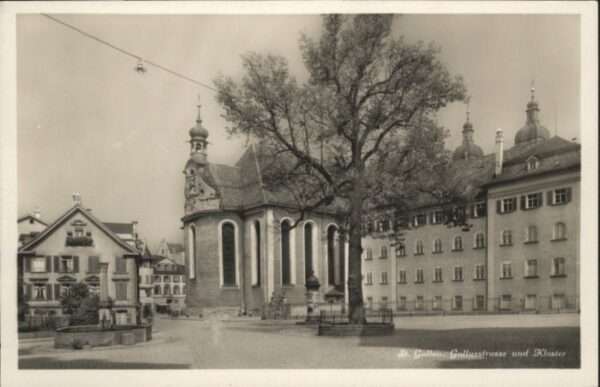 St Gallen SG St_Gallen Gallusstrasse Kloster Brunnen