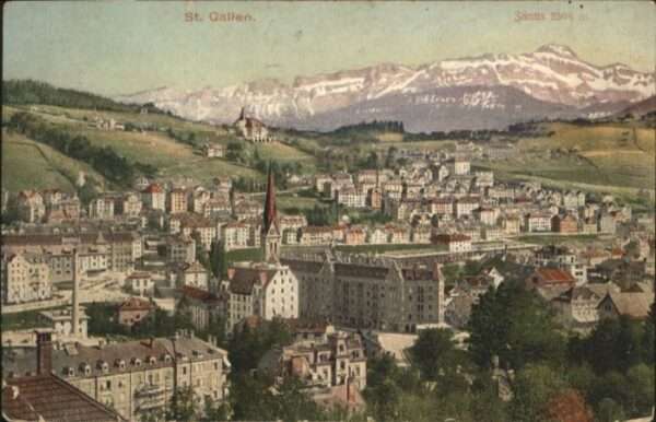St Gallen SG St_Gallen Säntis Kirche
