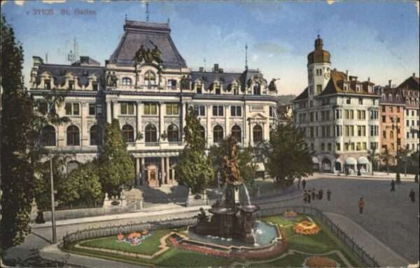 St Gallen SG St_Gallen Brunnen