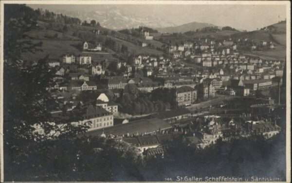St Gallen SG St_Gallen Scheffelstein Säntiskette
