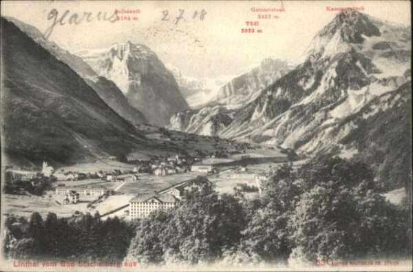 Linthal Glarus Linthal Selbsanft Gemmistock Kammerstoc