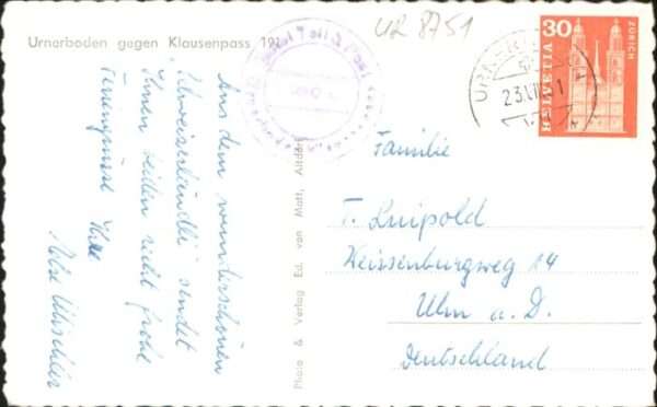 Urnerboden Klausenpass – Bild 2