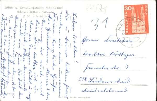 Maennedorf ibel Erholungsheim – Bild 2