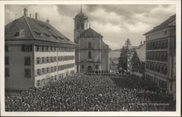 Trogen AR Trogen Landsgemeinde