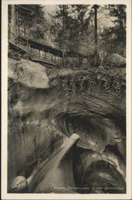 Luzern LU Luzern Gletschergarten Grosser Gletsche