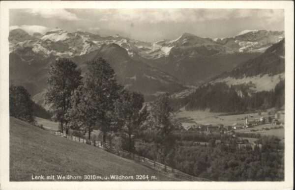Lenk Simmental Weisshorn Wildhorn