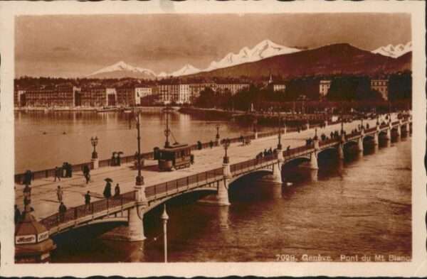 Geneve GE Geneve Pont du Mont Blanc