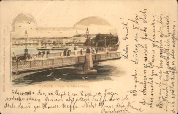 Geneve GE Geneve Pont du Mont Blanc