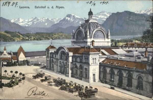 Luzern LU Luzern Bahnhof Alpen
