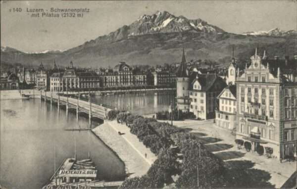 Luzern LU Luzern Schwanenplatz Pilatus