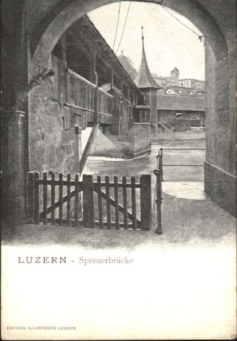 Luzern LU Luzern Spreuerbrücke