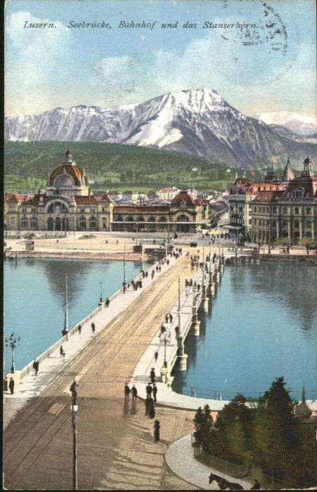 Luzern LU Luzern Seebrücke Bahnhof Stanserhorn
