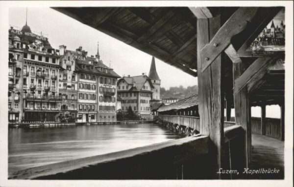 Luzern LU Luzern Kapellbrücke