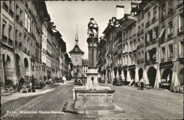 Bern BE Bern Kramgasse Simsonbrunnen