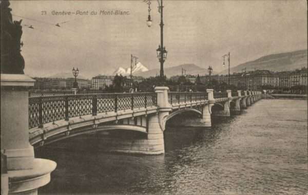 Geneve GE Geneve Pont du Mont Blanc