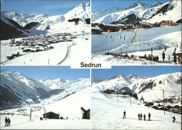 Sedrun Milez Eisplatz Skilift Valtgeva Surrein