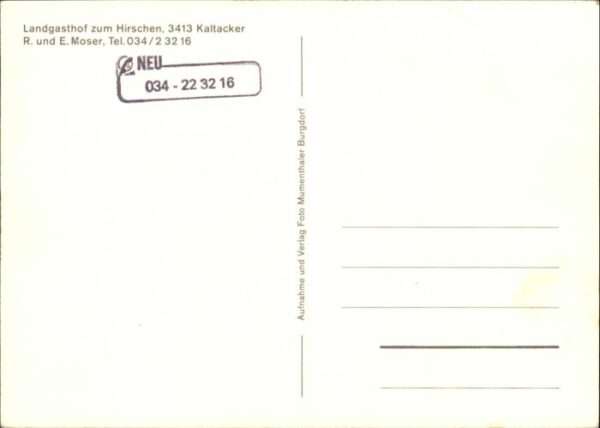 Kaltacker Landgasthof zum Hirschen – Bild 2