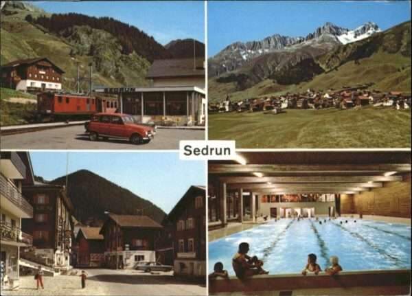Sedrun Bahnhof Hallenbad