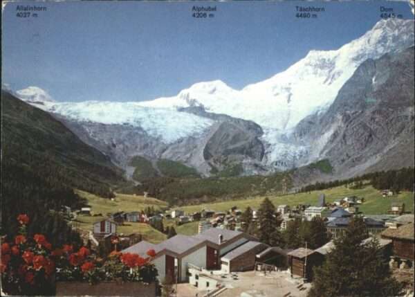 Saas-Fee Allalinhorn Alphubel Dom