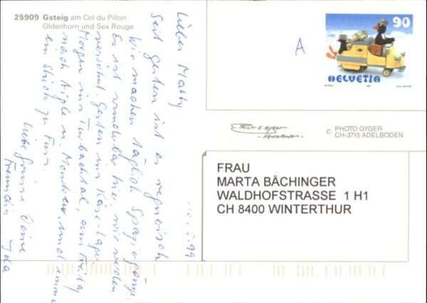 Gsteig Oldenhorn Sex Rouge Hotel Bären Restaur – Bild 2