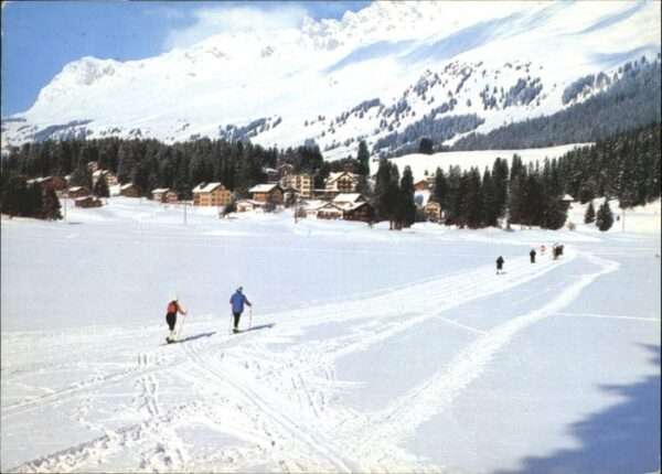 Valbella Lenzerheide Langlauf Loipe