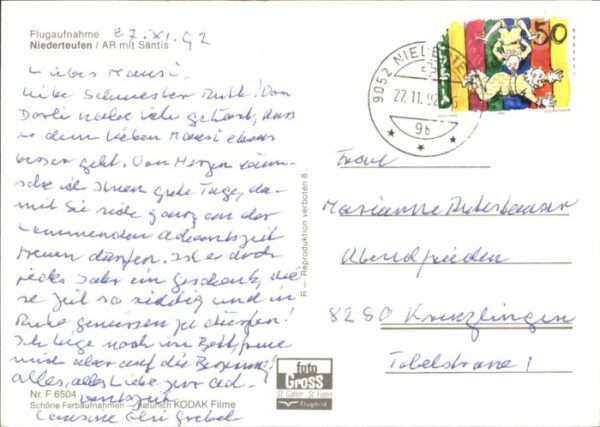 Niederteufen Fliegeraufnahme Säntis – Bild 2