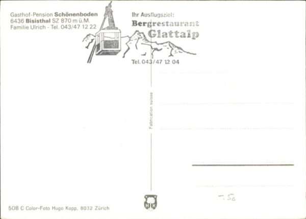 Bisisthal Gasthof Pension Schönenboden – Bild 2