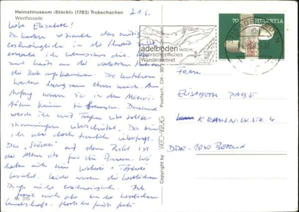 Trubschachen Heimatmuseuem Stöckli – Bild 2