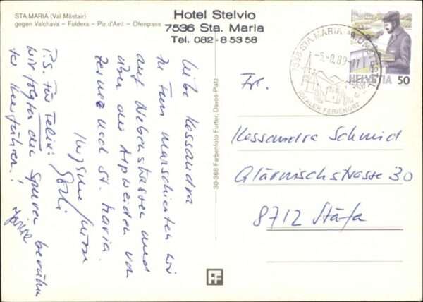 Sta Maria Muestair alchava Fuldera Pis d_Aint Ofenpass – Bild 2