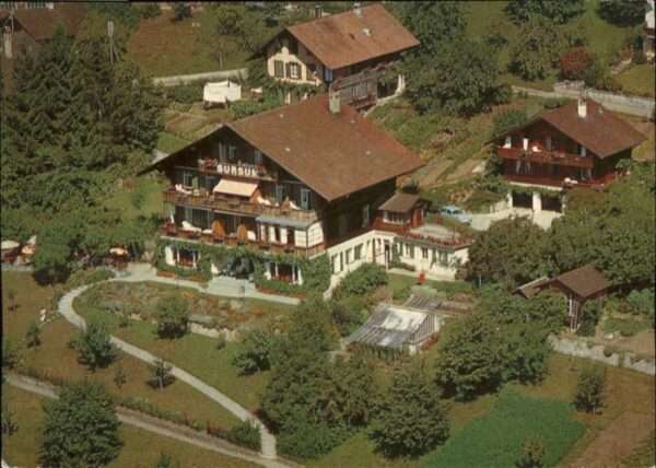 Oberhofen Thunersee Oberhofen Fliegeraufnahme Ferienheim Su
