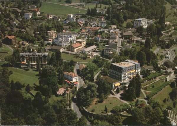 Glion Fliegeraufnahme Hotel Righi Vaudois Res