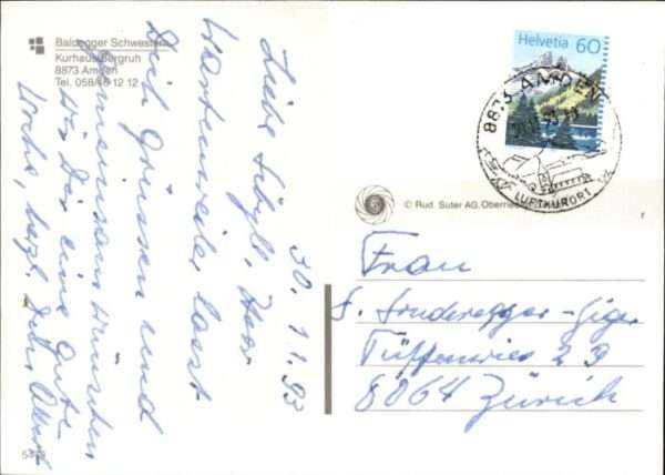 Amden SG Amden Baldegger Schwestern Kurhaus Berg – Bild 2