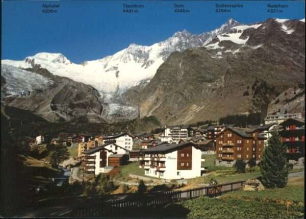 Saas-Fee Alphubel Mischabelgruppe