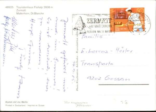 Zermatt VS Zermatt Touristenhaus Fluhalp – Bild 2