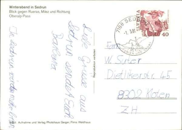 Sedrun Rueras Milez – Bild 2
