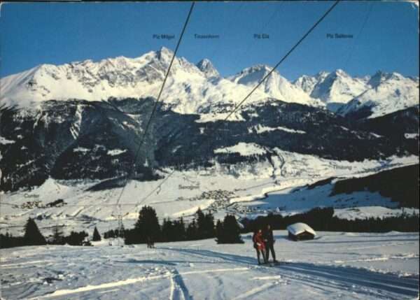 Savognin Skilift Tigignas Somtgant Piz Mitgel Ti