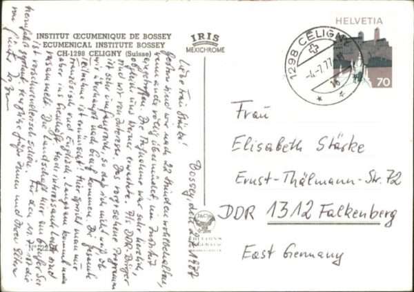 Celigny Institut Ecumenique de Bossey – Bild 2