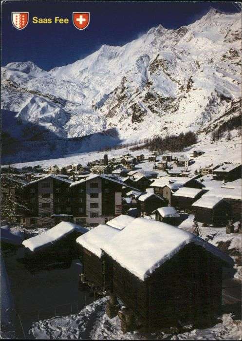 Saas-Fee Alphubel Täschhorn Dom Lenzspitze
