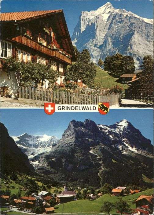 Grindelwald Wetterhorn Fiescherhörner Eiger-Nordwan