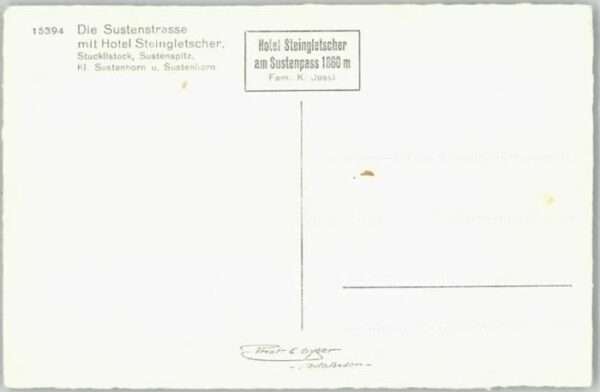 Chli Sustenhorn Hotel Steingletscher Sustenstrasse – Bild 2