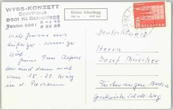 Kleine Scheidegg Interlaken Kleine Scheidegg Lauberhorn – Bild 2