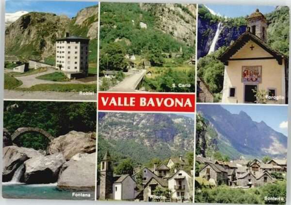 San Carlo Val Bavona Robiel Foroglio Fontana