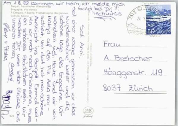 Silvaplana [Stempelabschalg] Bergell – Bild 2